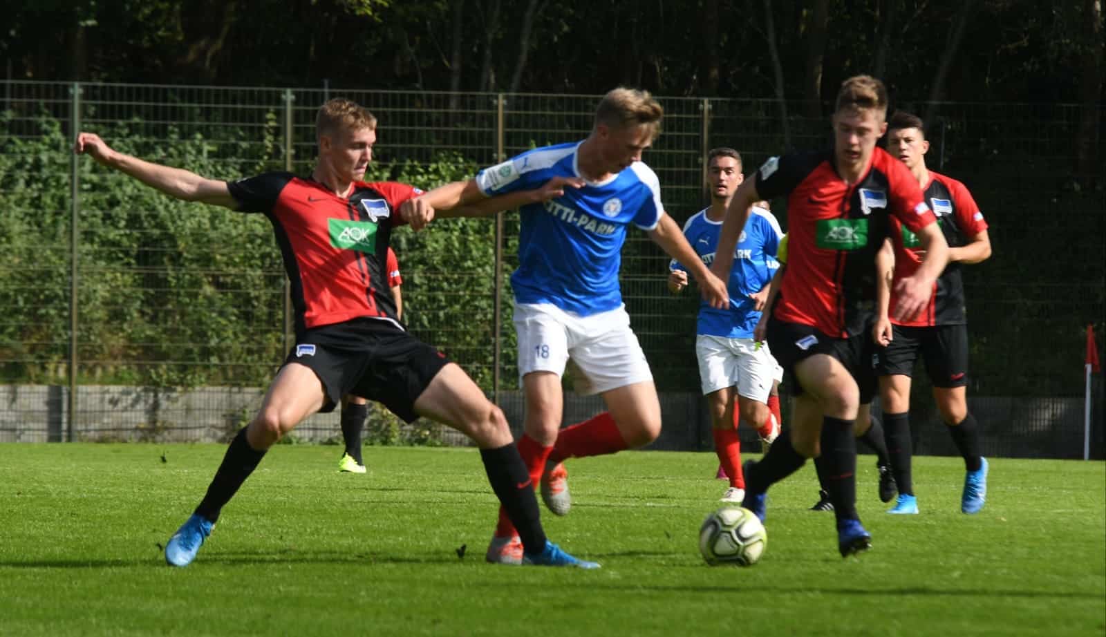 Trotz früher Führung: U19 unterliegt zuhause Hertha BSC ...