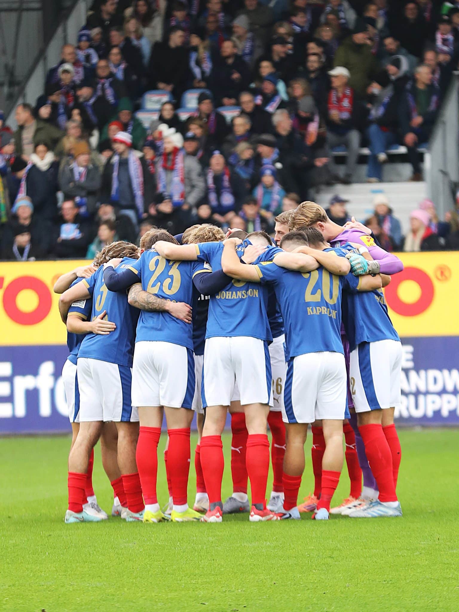 20251109 Die Kieler Störche vor dem Spiel gegen Düsseldorf