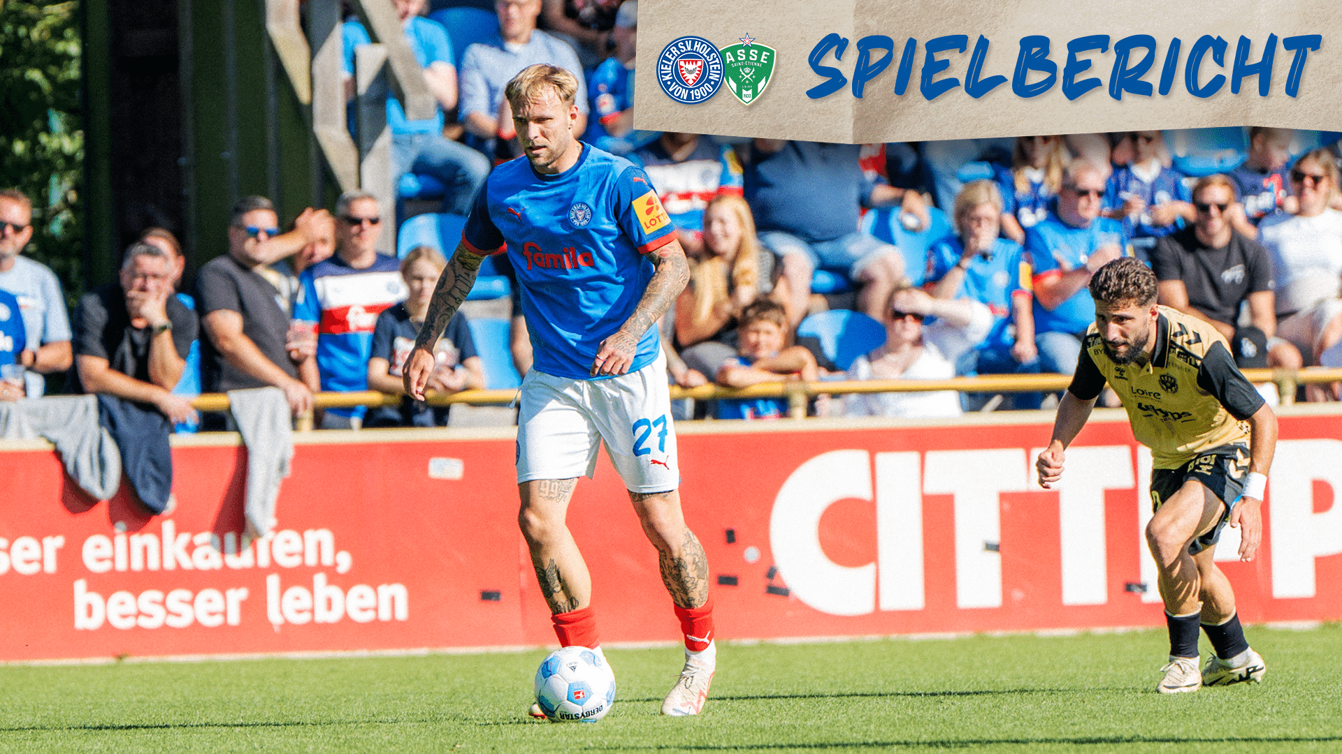 Spielbericht der KSV Holstein vs. St.Etienne