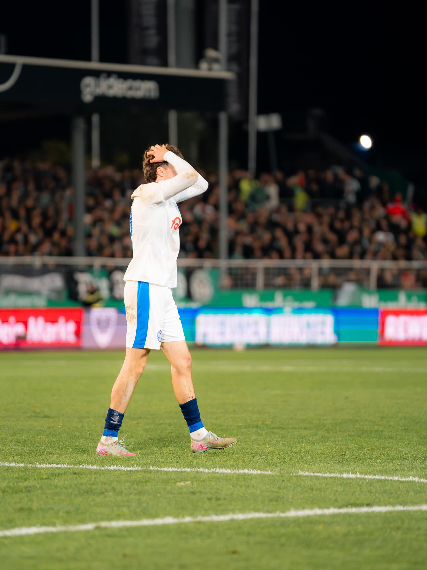 SC Preußen Münster gegen KSV Holstein am 31. Oktober 2025 im LVM-Preußenstadion, Münster. Anstoß 18:30 Uhr, 2. Bundesliga, 11. Spieltag.