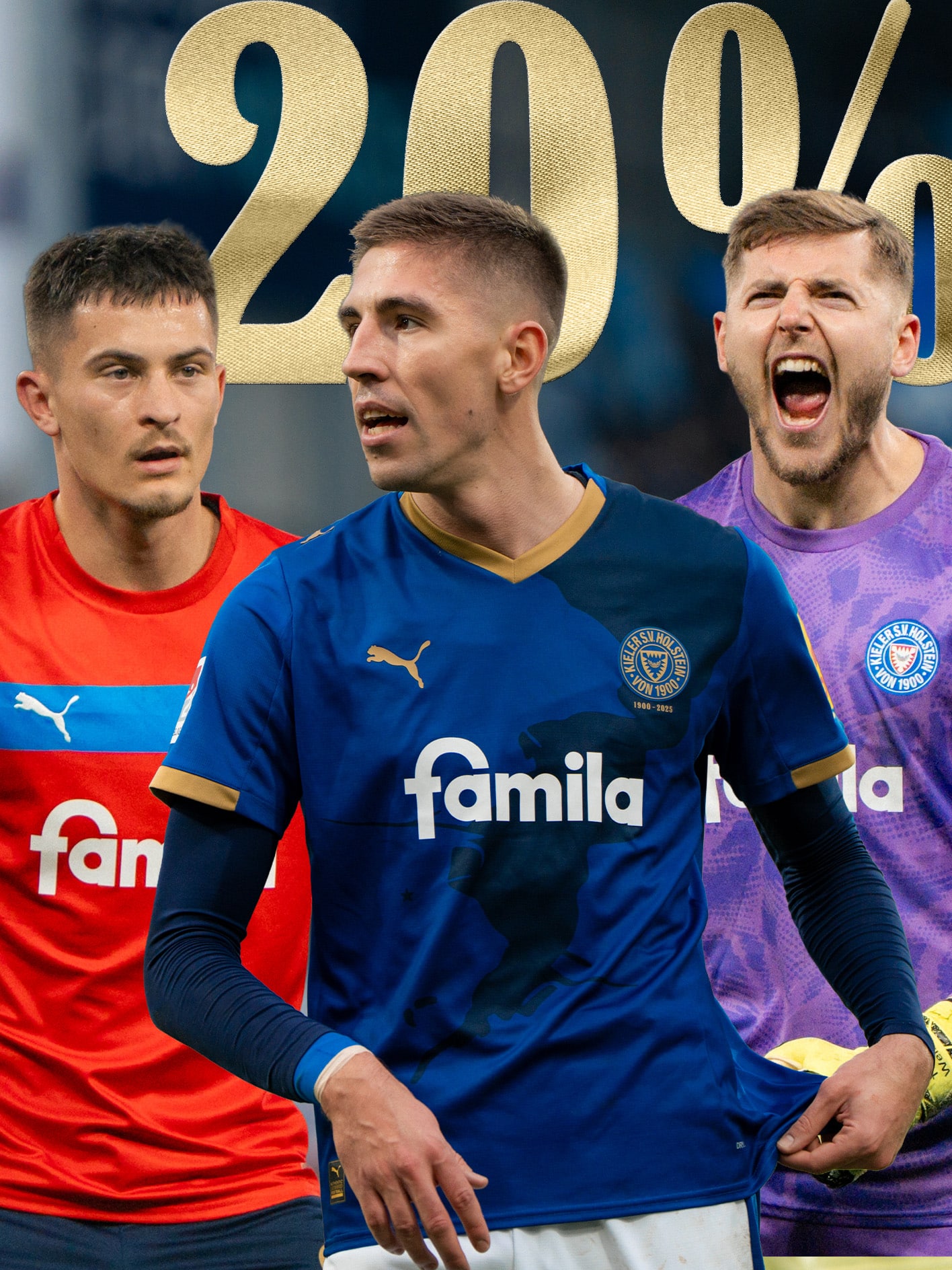 Heute bekommt ihr exklusiv im Fanshop am Holstein-Stadion 20% auf alle aktuellen Trikots!🎅🏻 Der Rabatt ist nicht mit anderen Aktionen komibierbar. 🎁