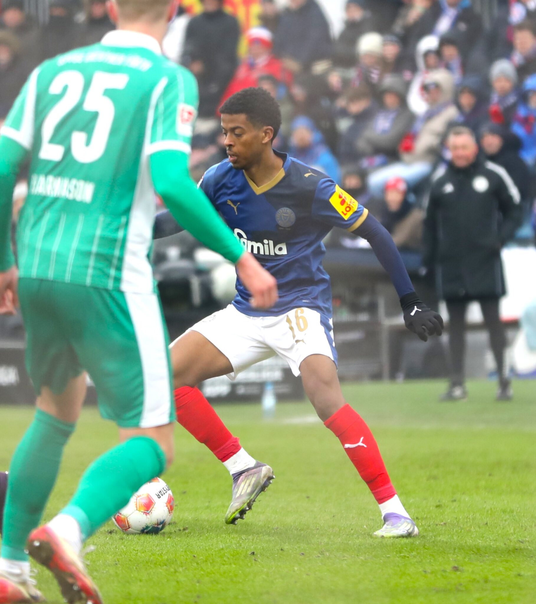 Nach langer Verletzungspause stand Andu Kelati gegen Fürth wieder für unsere KSV auf dem Rasen 🙌🏻 Welcome back, Andu!