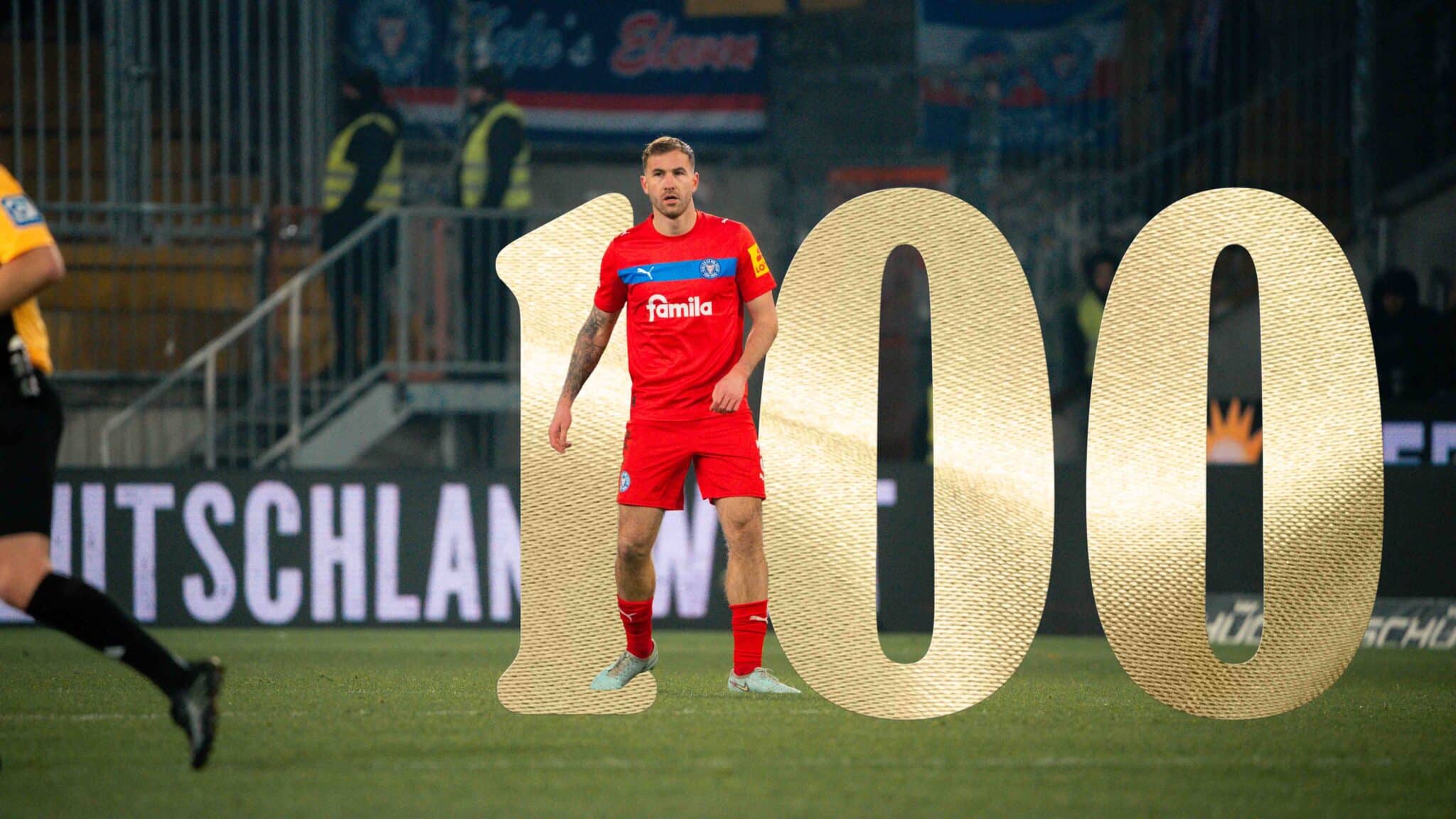 Marco Komenda mit 100. Pflichtspiel für Holstein Kiel