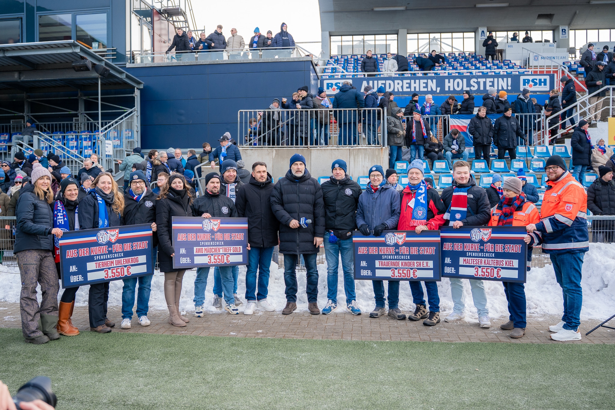 Aus der Kurve für die Stadt