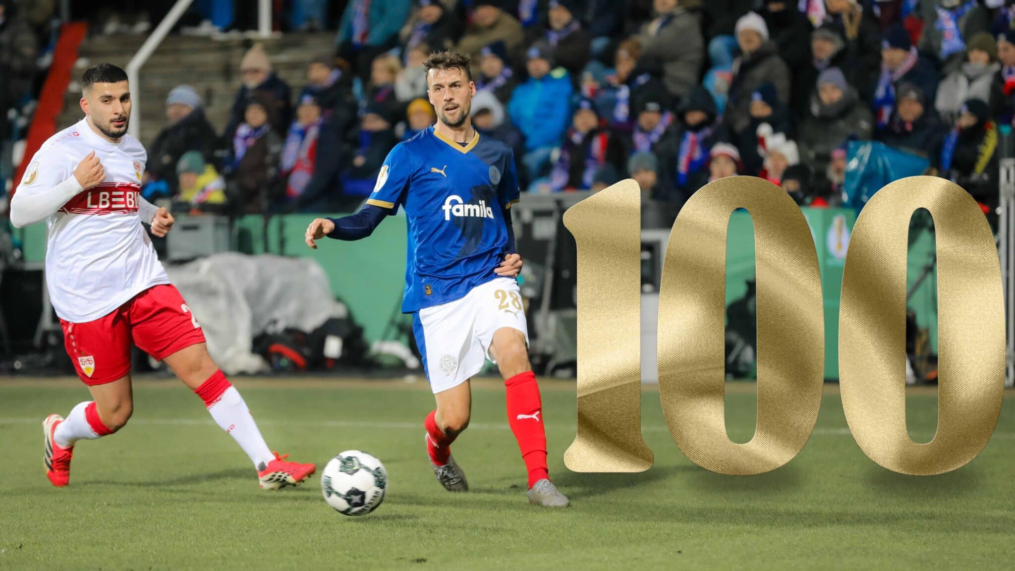 100 Pflichtspiele: Jubiläum für Jonas Meffert