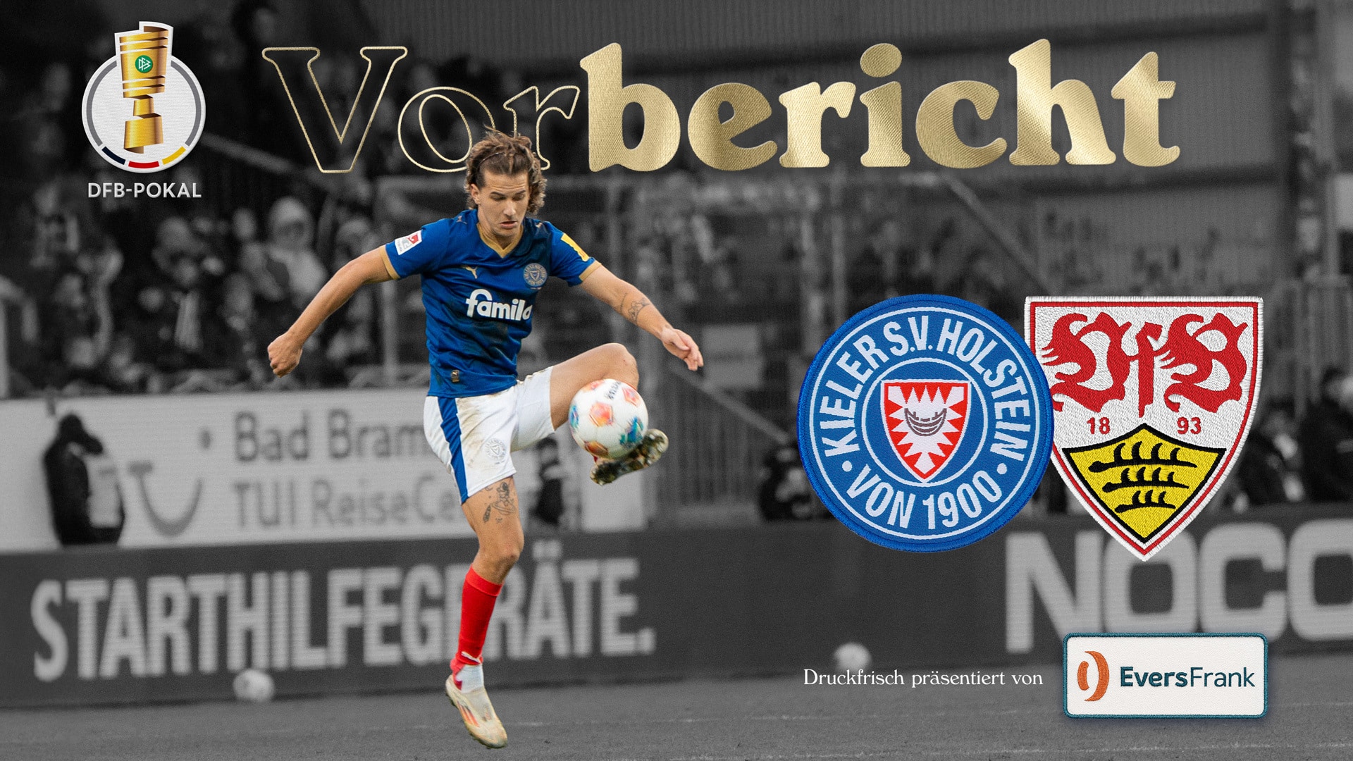 DFB-Pokal-Viertelfinale: Titelverteidiger VfB Stuttgart gastiert im Holstein-Stadion