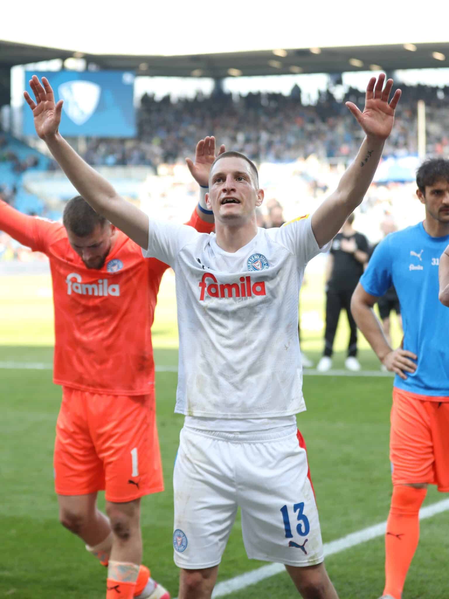 20260322 Holsteins Ivan Nekic nach dem Sieg in Bochum