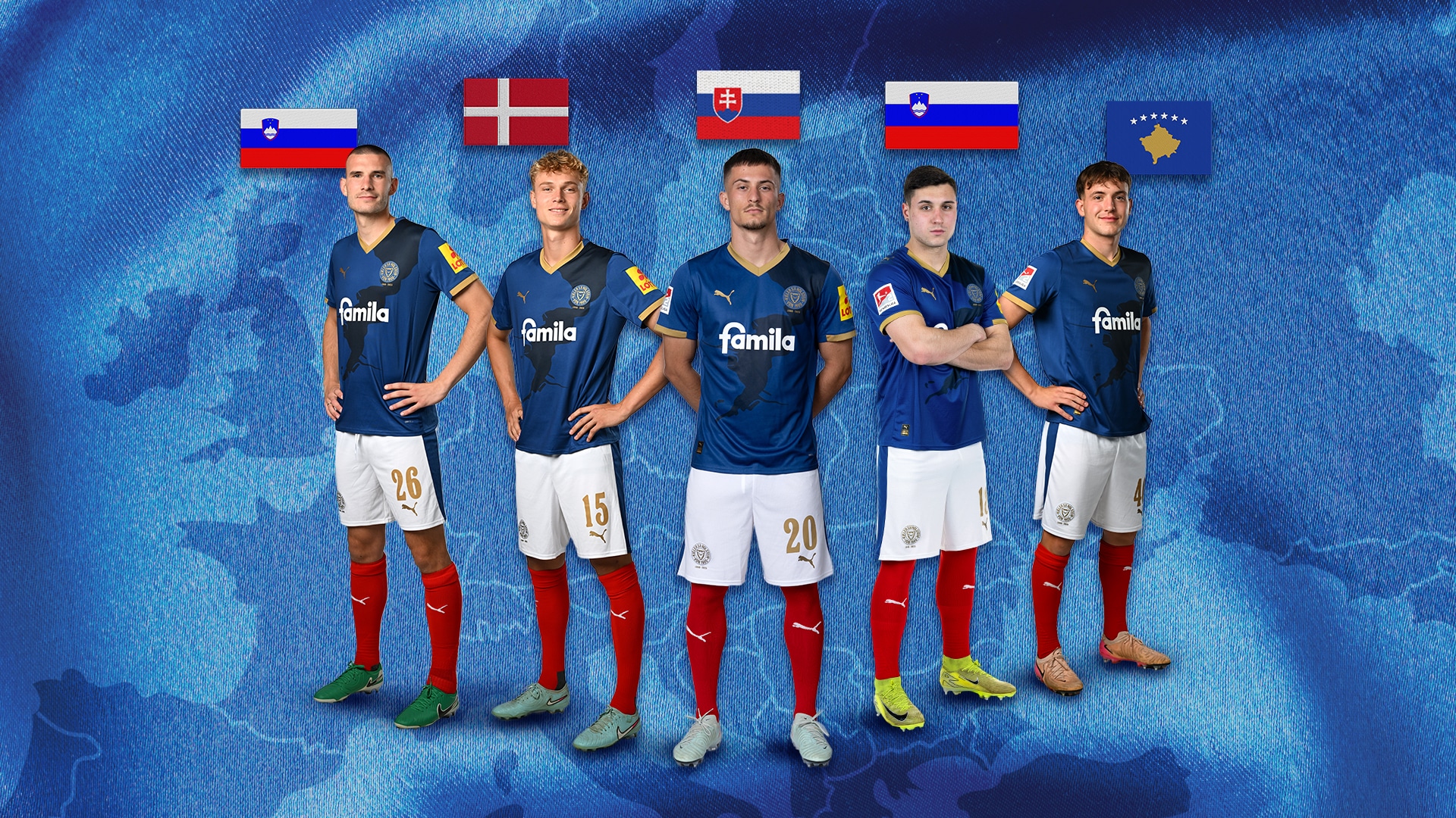 Fünf Störche auf Länderspielreise 