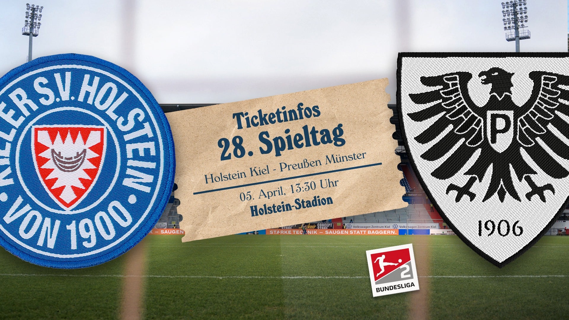 Ticketinfos für das Heimspiel gegen Preußen Münster