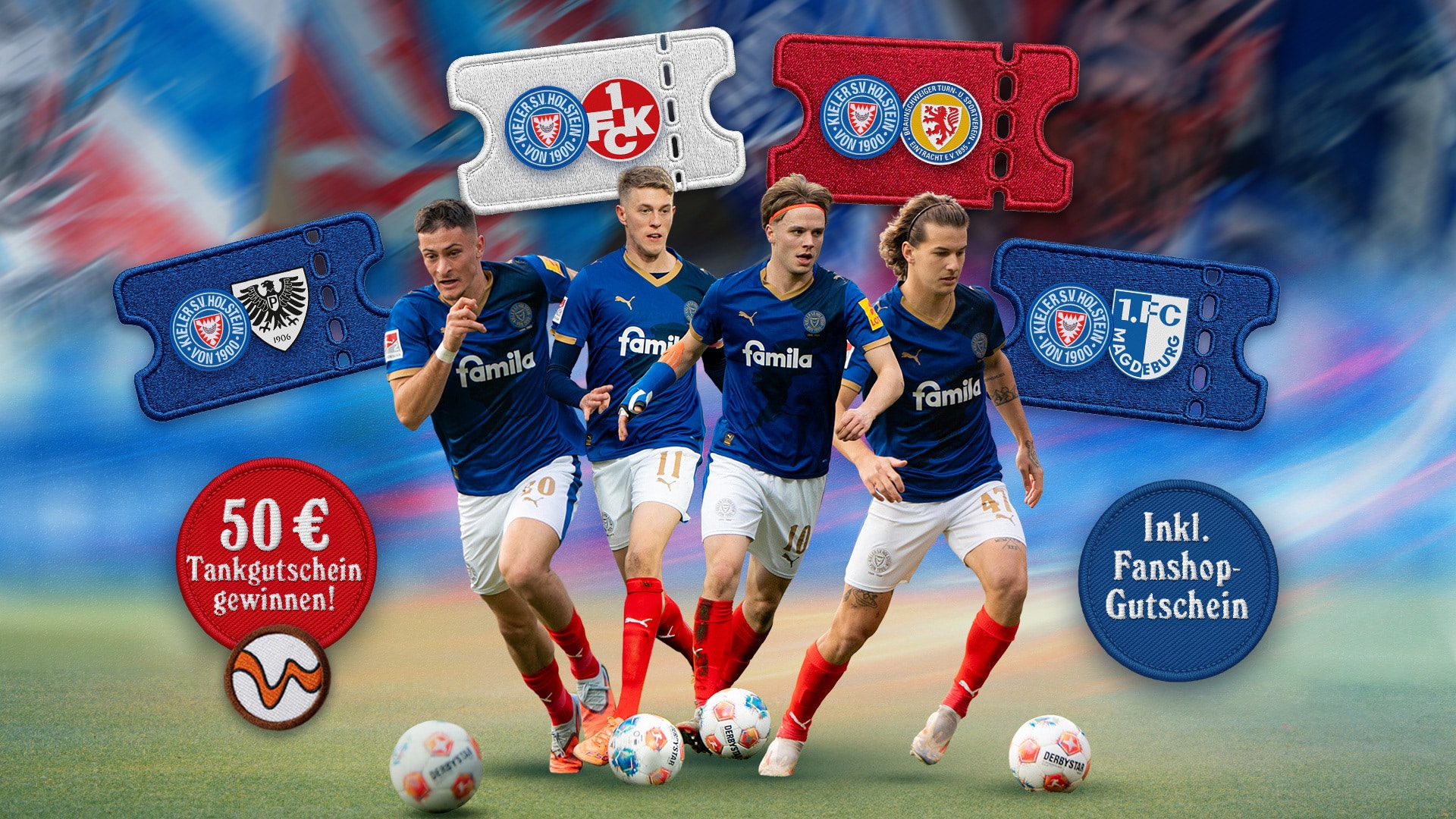 Alle zusammen! Alle für Holstein!: Mit dem Ticket-Bundle in den Saisonendspurt