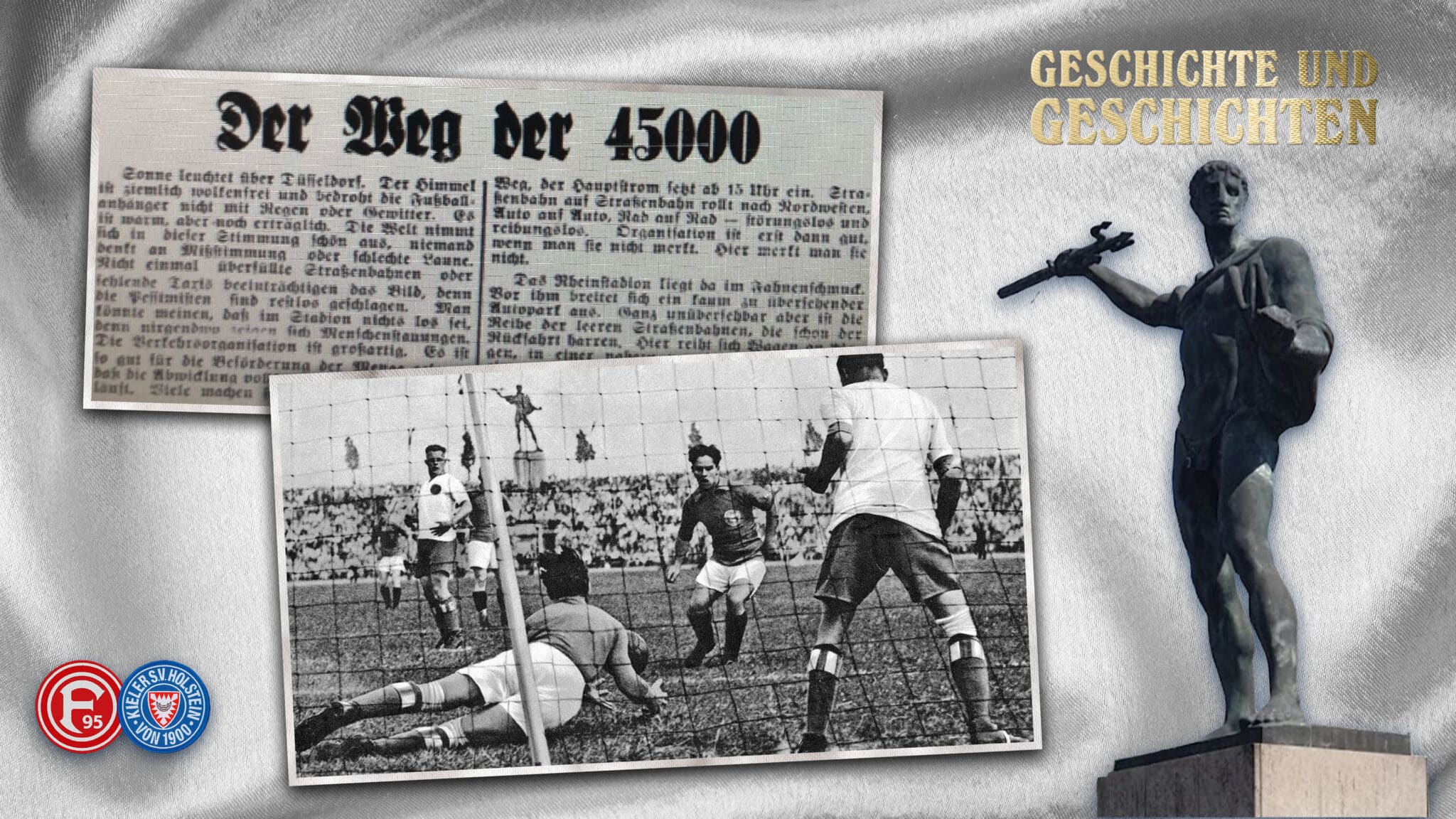 Geschichte und Geschichten: Düsseldorfer Blitzeschleuderer sah Holsteins Vizemeisterschaft