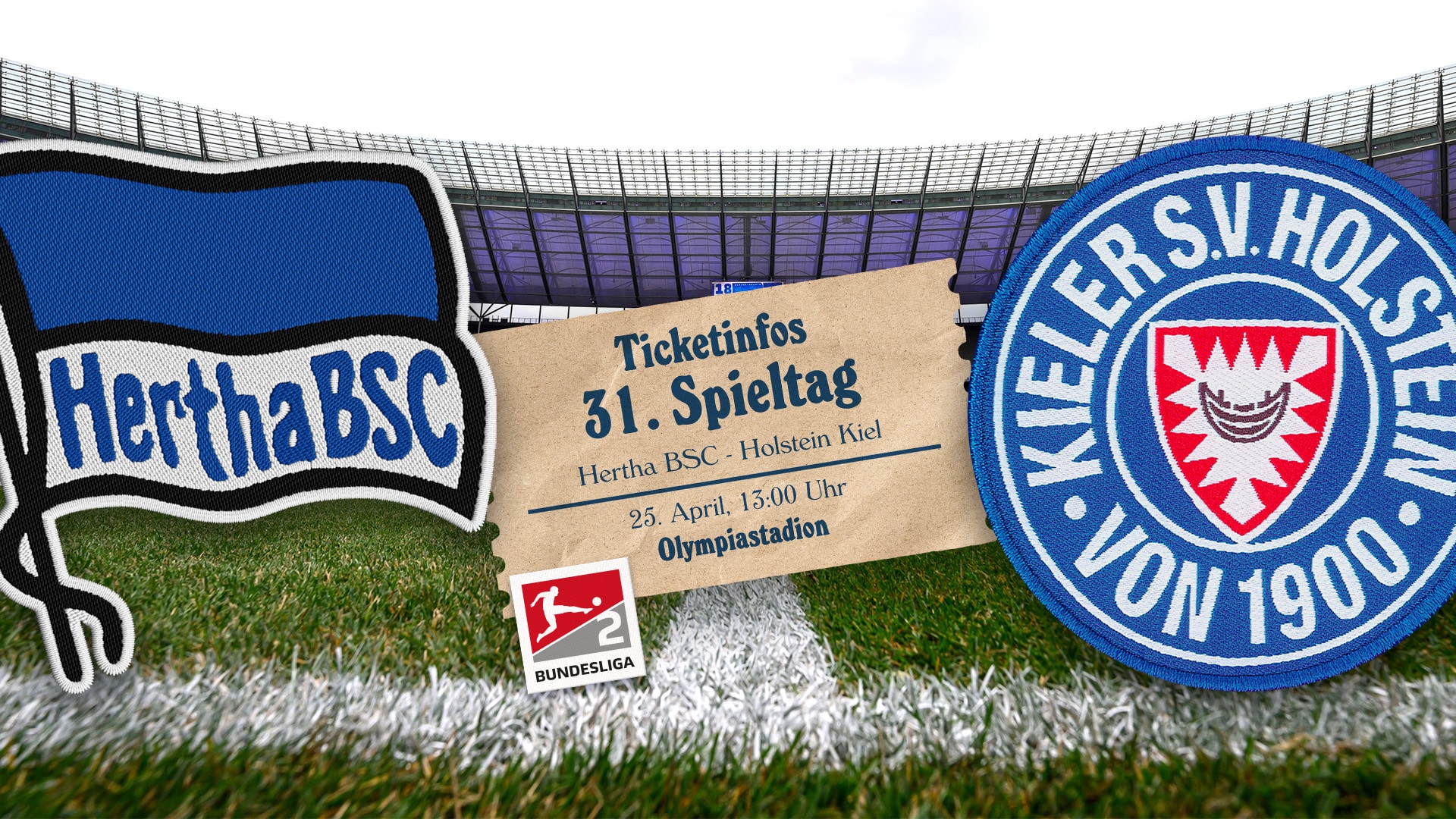 Bild zum Artikel: Ticketinfos für Auswärtsspiel gegen Hertha BSC