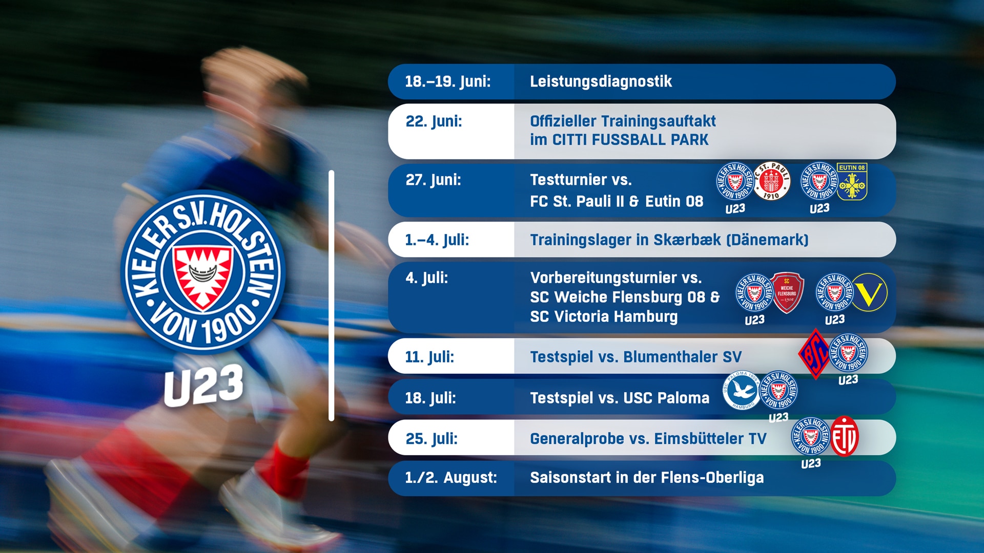 Bild zum Artikel: Sommerfahrplan der U23: Jungstörche starten Ende Juni in die Vorbereitung
