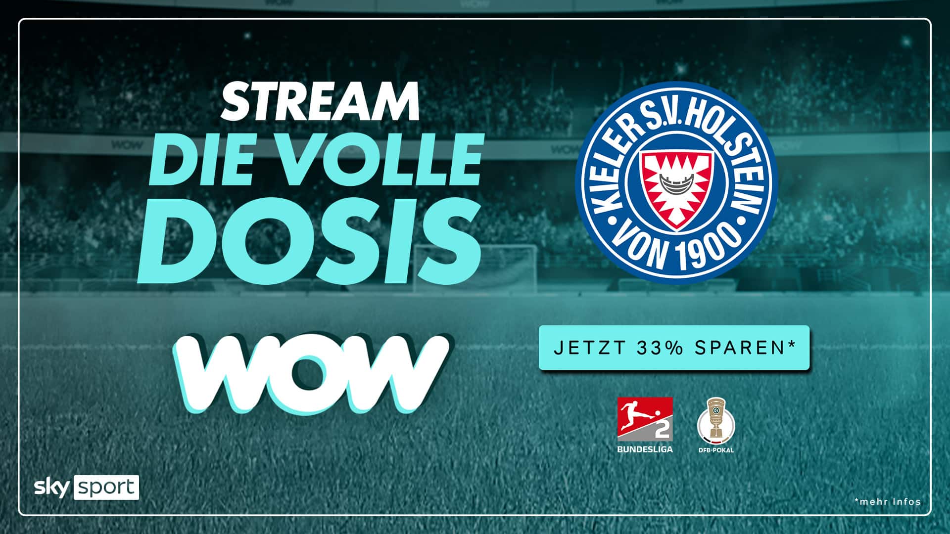 Bild zum Artikel: ⚽️ Stream die volle Dosis Holstein Kiel! ⚽️