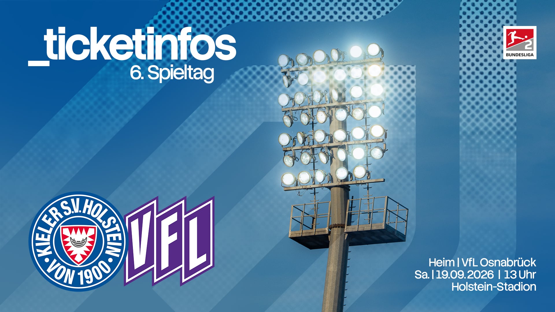 Bild zum Artikel: Ticketinfos zum Heimspiel gegen den VfL Osnabrück