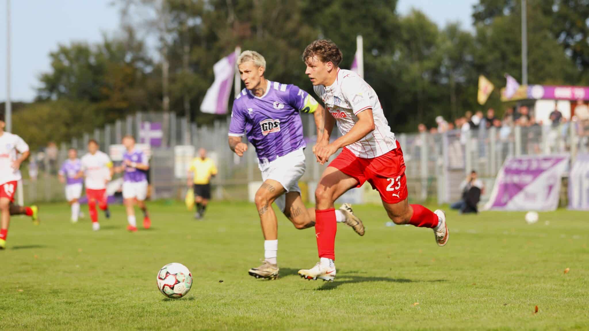 Bild zum Artikel: Punkteteilung im Topspiel: U23 mit 3:3-Remis beim VfR Neumünster