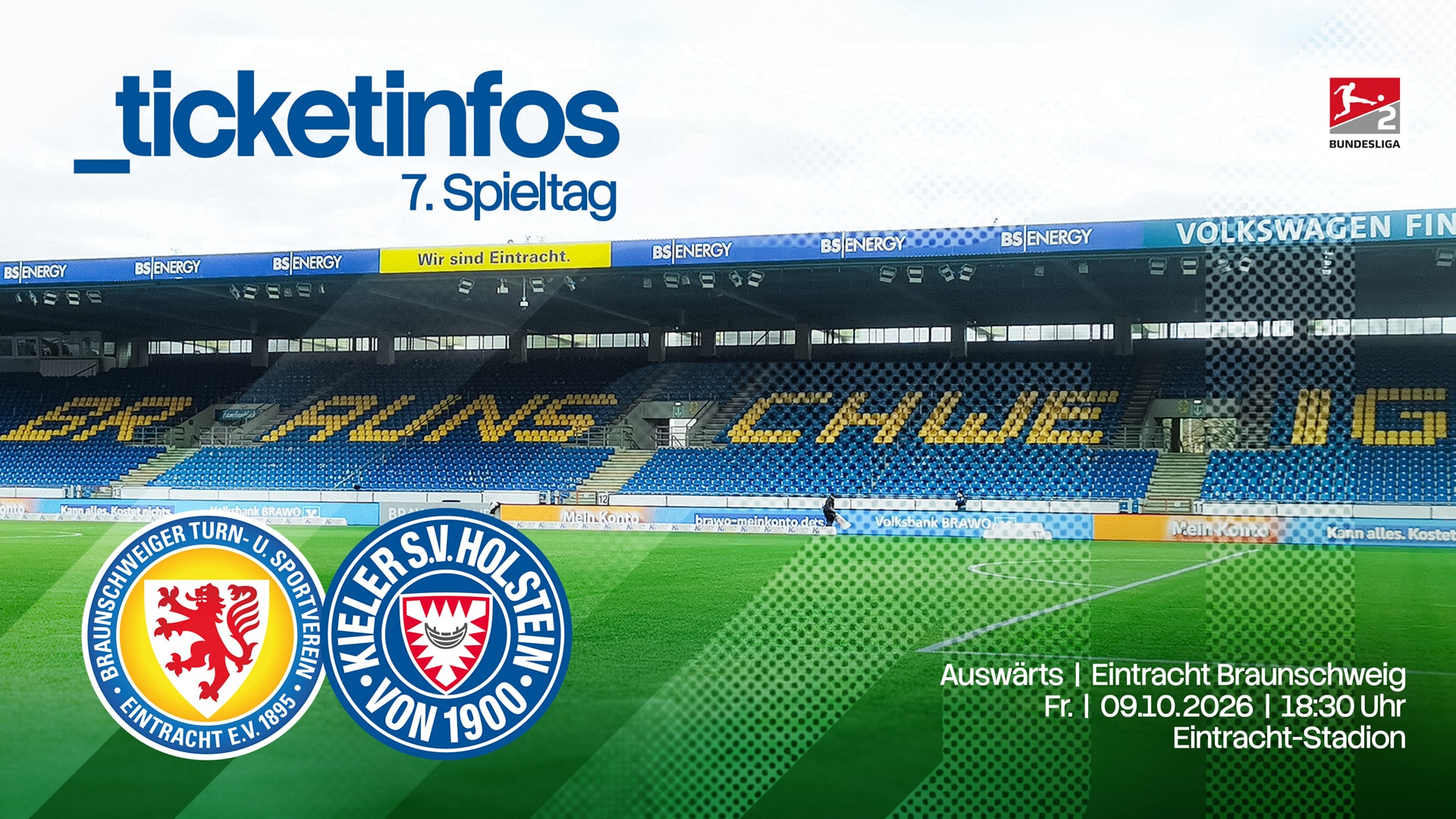 Bild zum Artikel: Ticketinfos zum Auswärtsspiel bei Eintracht Braunschweig