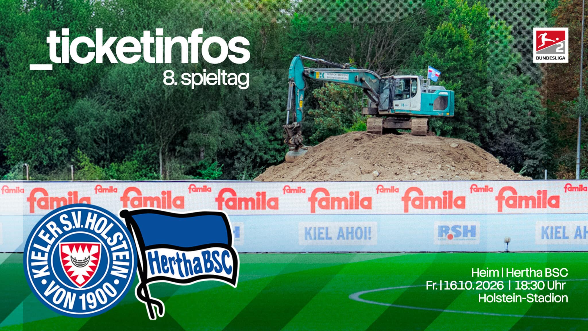 Bild zum Artikel: Ticketinfos zum Heimspiel gegen Hertha BSC