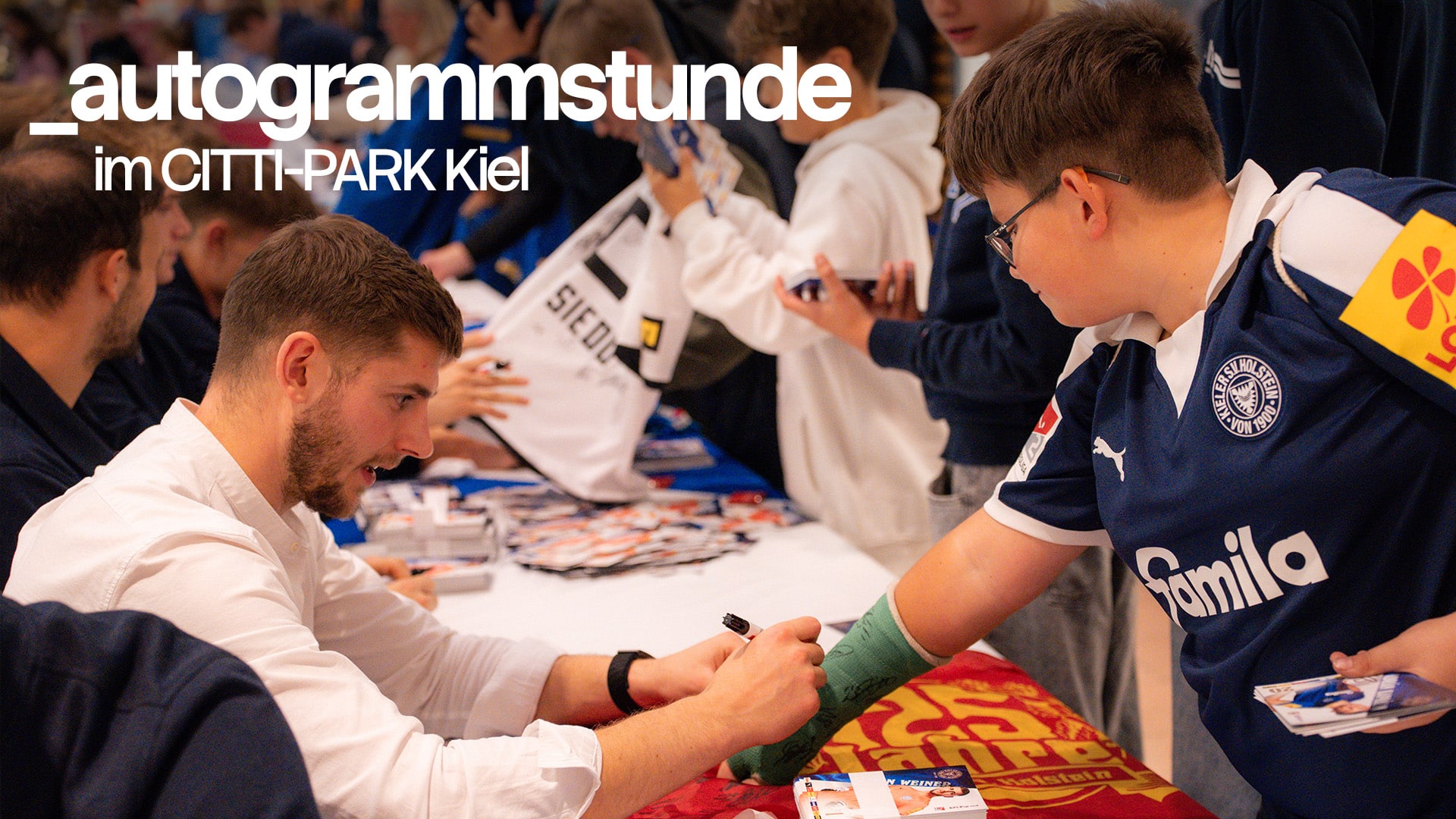 Bild zum Artikel: Am Dienstag: Große Autogrammstunde im CITTI-PARK Kiel