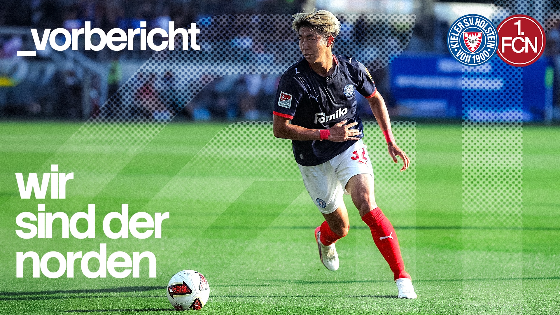 Bild zum Artikel: Spitzenreiter 1. FC Nürnberg zu Gast im Holstein-Stadion