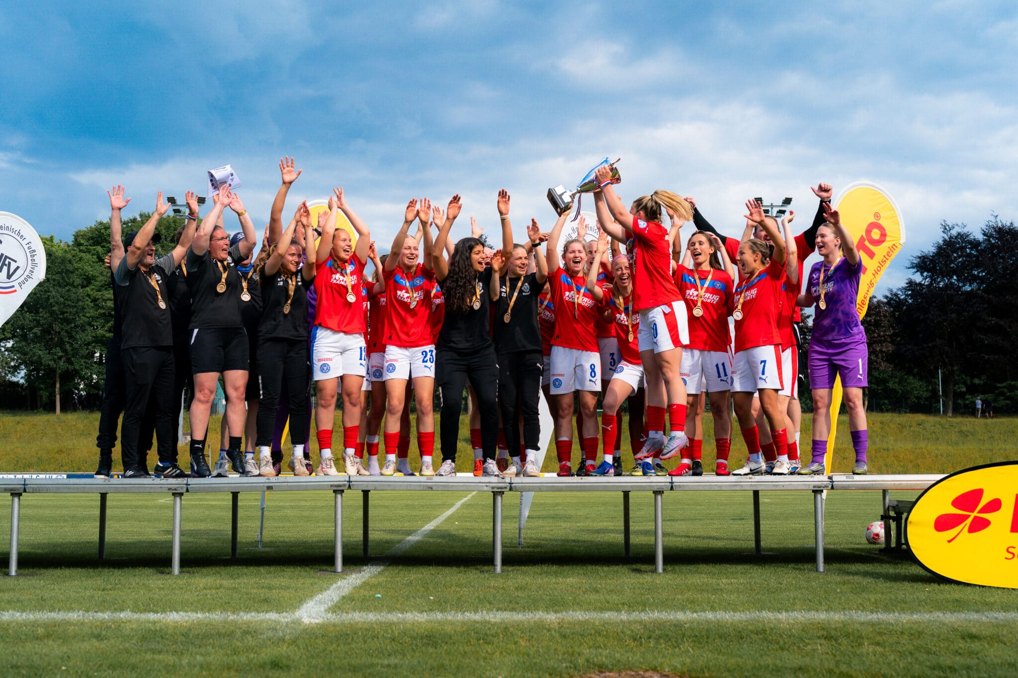 SHFV Landespokalfinale 2026 zwischen SV Henstedt Ulzburg und der KSV Holstein Women - Saison 2025/26