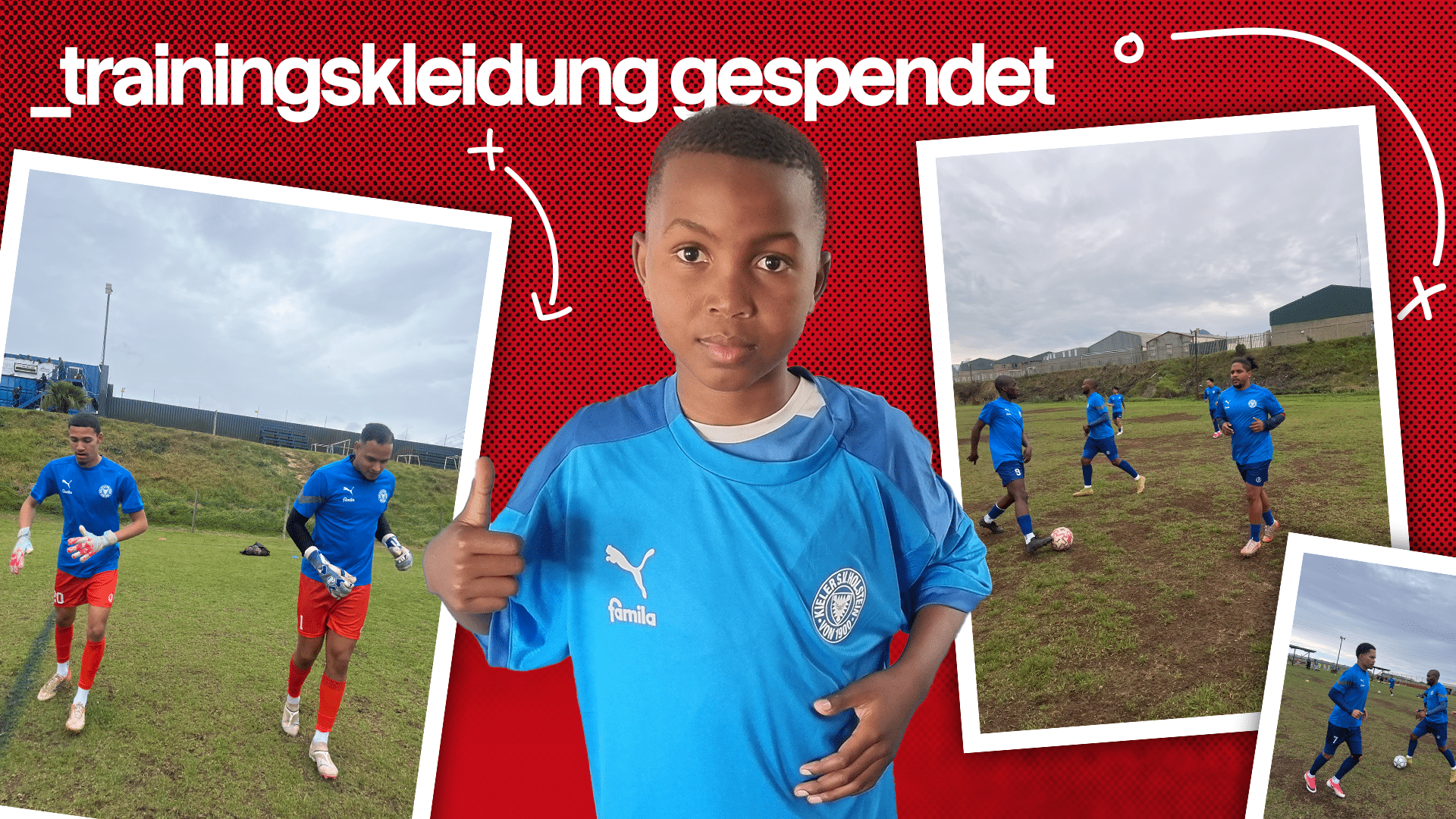 Bild zum Artikel: Vom Holstein-Stadion nach Südafrika: KSV spendet Fußballausrüstung