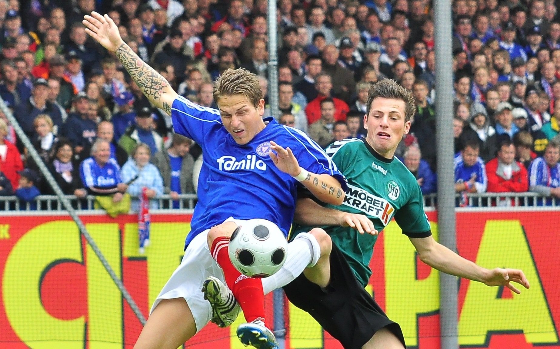 20190828 2009 schaffte Holstein gegen den VfB Lübeck den Drittliga Aufstieg