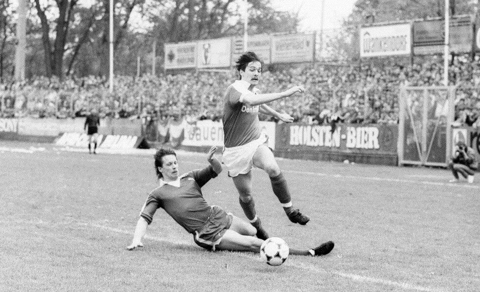 Andre Bistram am 8 Mai 1983 gegen die SV Werder Bremen Amateure