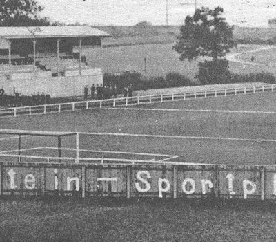 Postkarte des ersten Holstein Sportplatzes von 1911